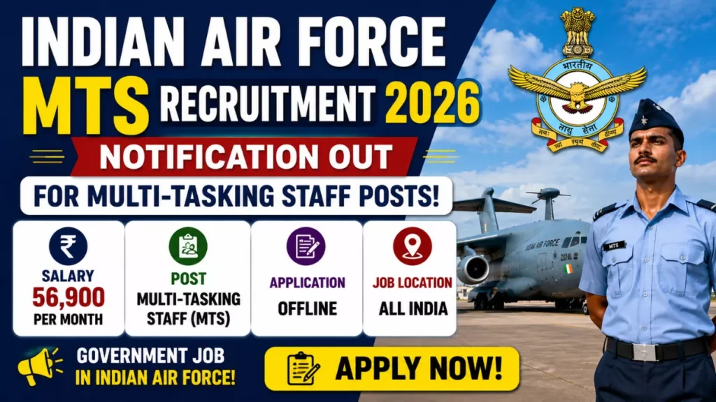 Indian Air Force MTS Recruitment 2026
