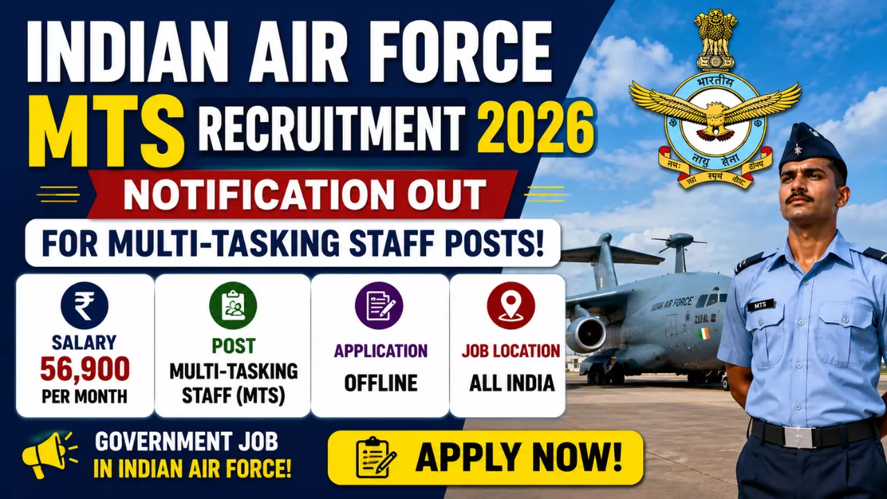 Indian Air Force MTS Recruitment 2026